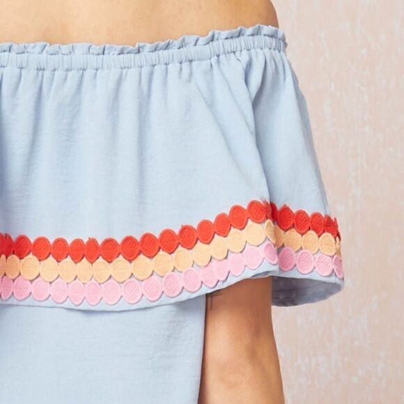 Entro "Felicity" Off the Shoulder Top - Picture 6 of 9